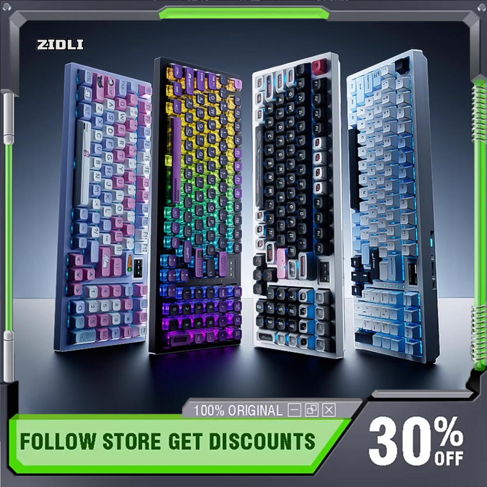 Esports Gaming Business - ZIDLI FK980 Wireless Bluetooth Mechanical Keyboard