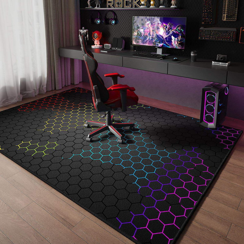 VIKAMA Neon Hexagon Grid Gamin - Esports Gaming Hotel บทวิจารณ์และราคา