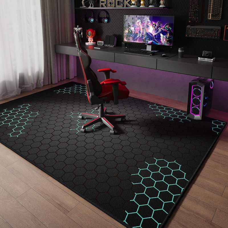 VIKAMA Neon Hexagon Grid Gamin - Esports Gaming Hotel บทวิจารณ์และราคา