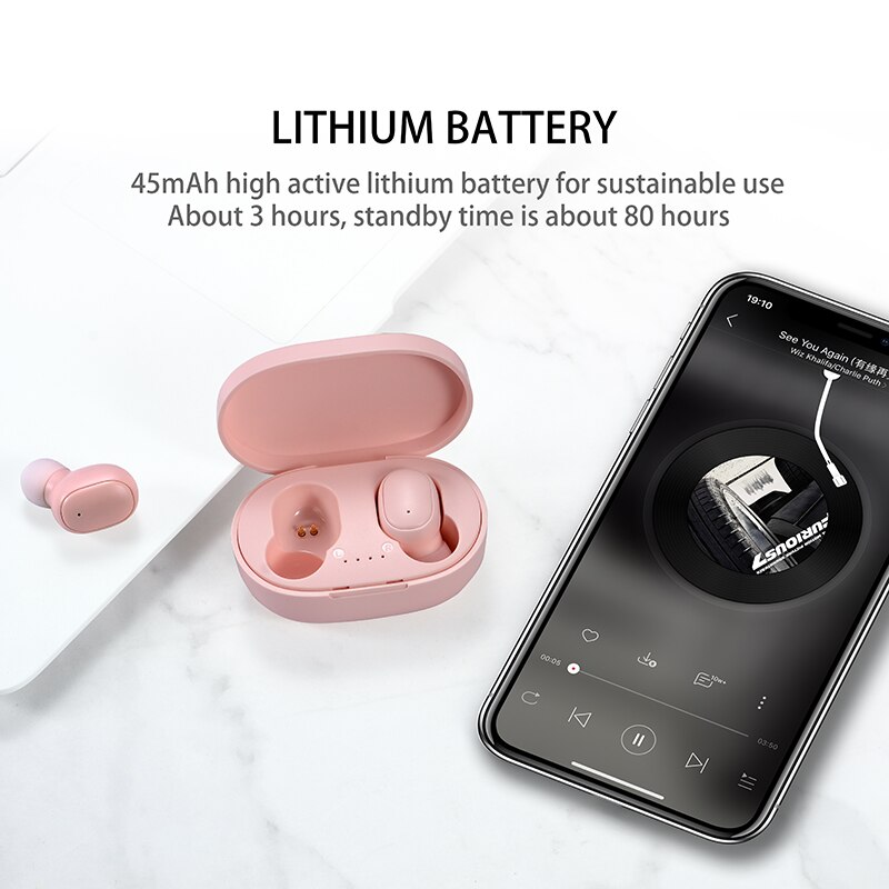 A6S TWS Earphones Wireless Blu - Esports Wireless Gaming Headset บทวิจารณ์และราคา