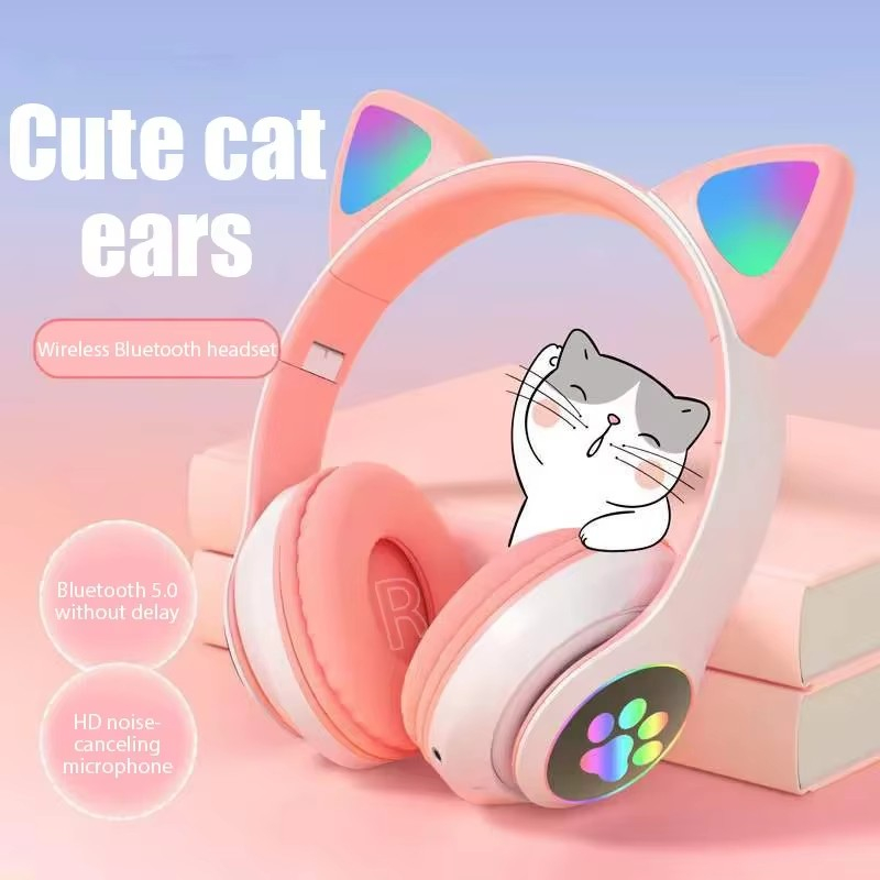 JST-28 Wireless Headphones Cat - Esports Wireless Gaming Headset บทวิจารณ์และราคา
