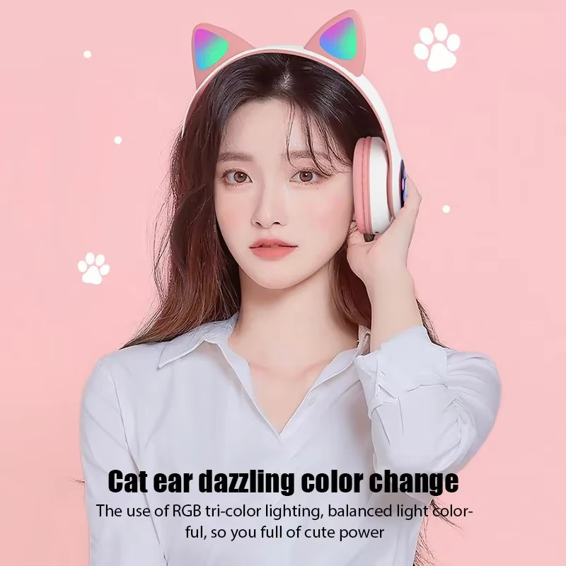 JST-28 Wireless Headphones Cat - Esports Wireless Gaming Headset บทวิจารณ์และราคา