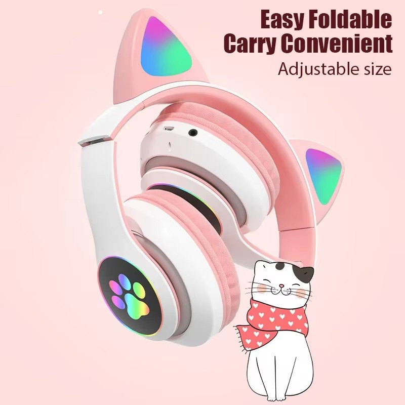 JST-28 Wireless Headphones Cat - Esports Wireless Gaming Headset บทวิจารณ์และราคา