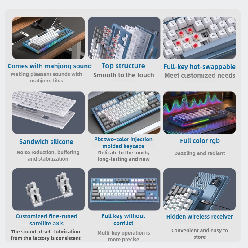 KEMOVE K87 Mechanical Keyboard - Esports Gaming Business บทวิจารณ์และราคา