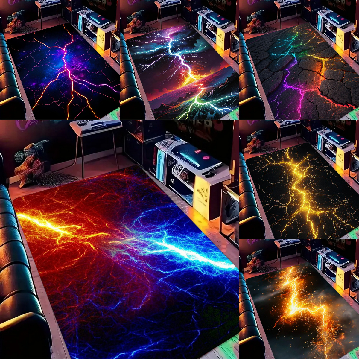 Lightning Crack Pattern Gaming - Esports Gaming Hotel บทวิจารณ์และราคา