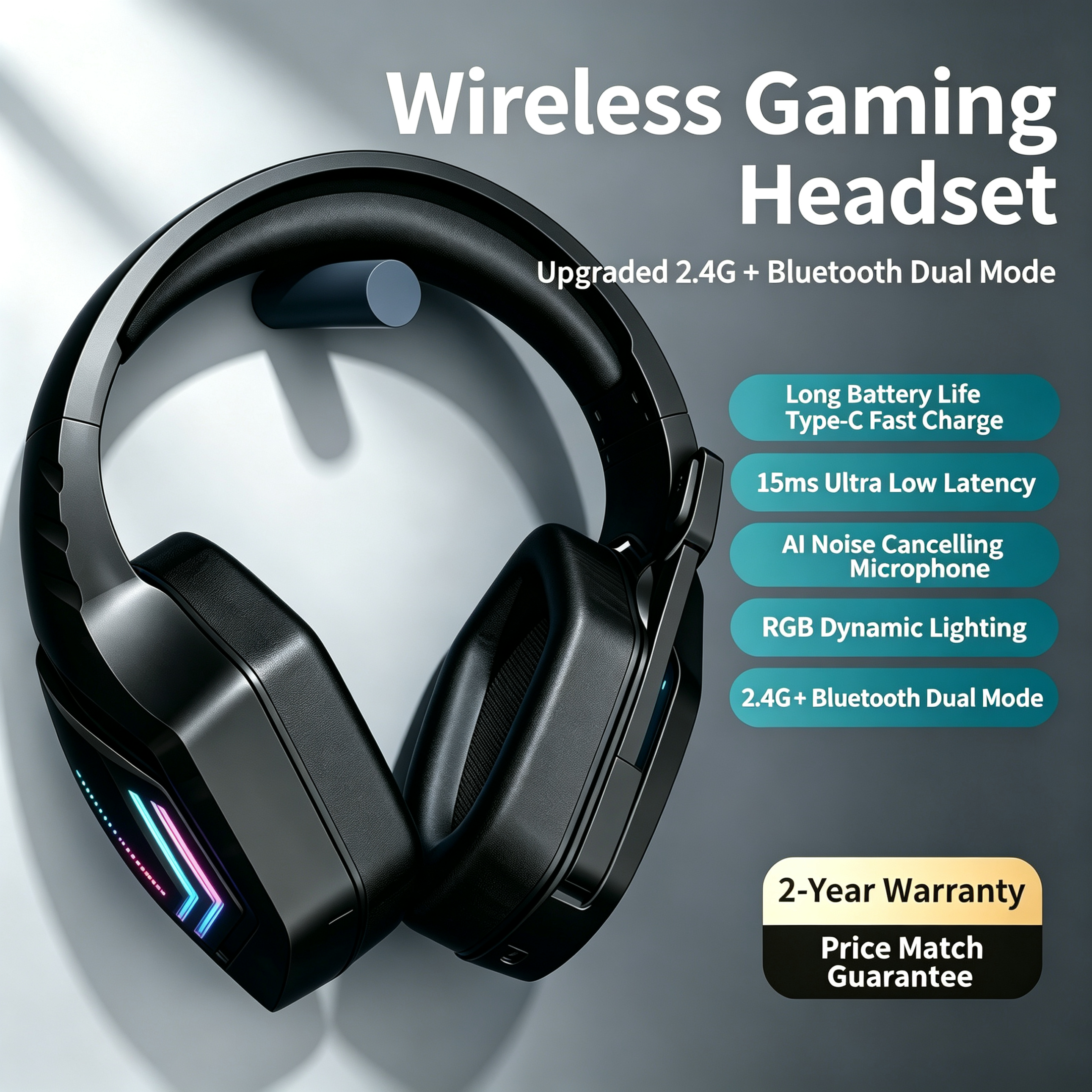 Dual Mode 2.4G Wireless Blueto - Esports Gaming Bar บทวิจารณ์และราคา