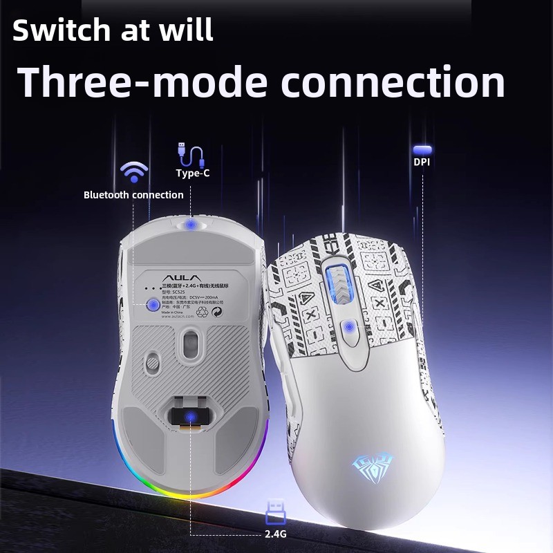 AULA SC525 Wireless Bluetooth  - Esports Gaming Business บทวิจารณ์และราคา