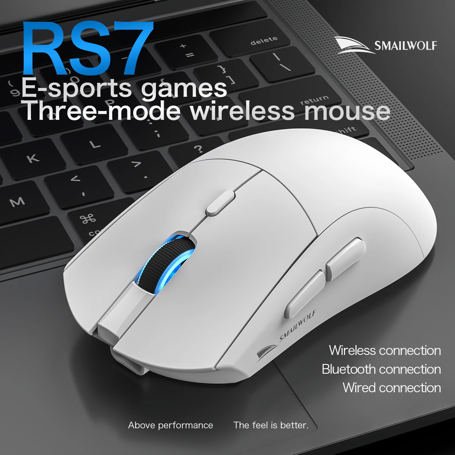 SMAILWOLF RS7 Gaming Mouse Blu - Esports Gaming Business บทวิจารณ์และราคา