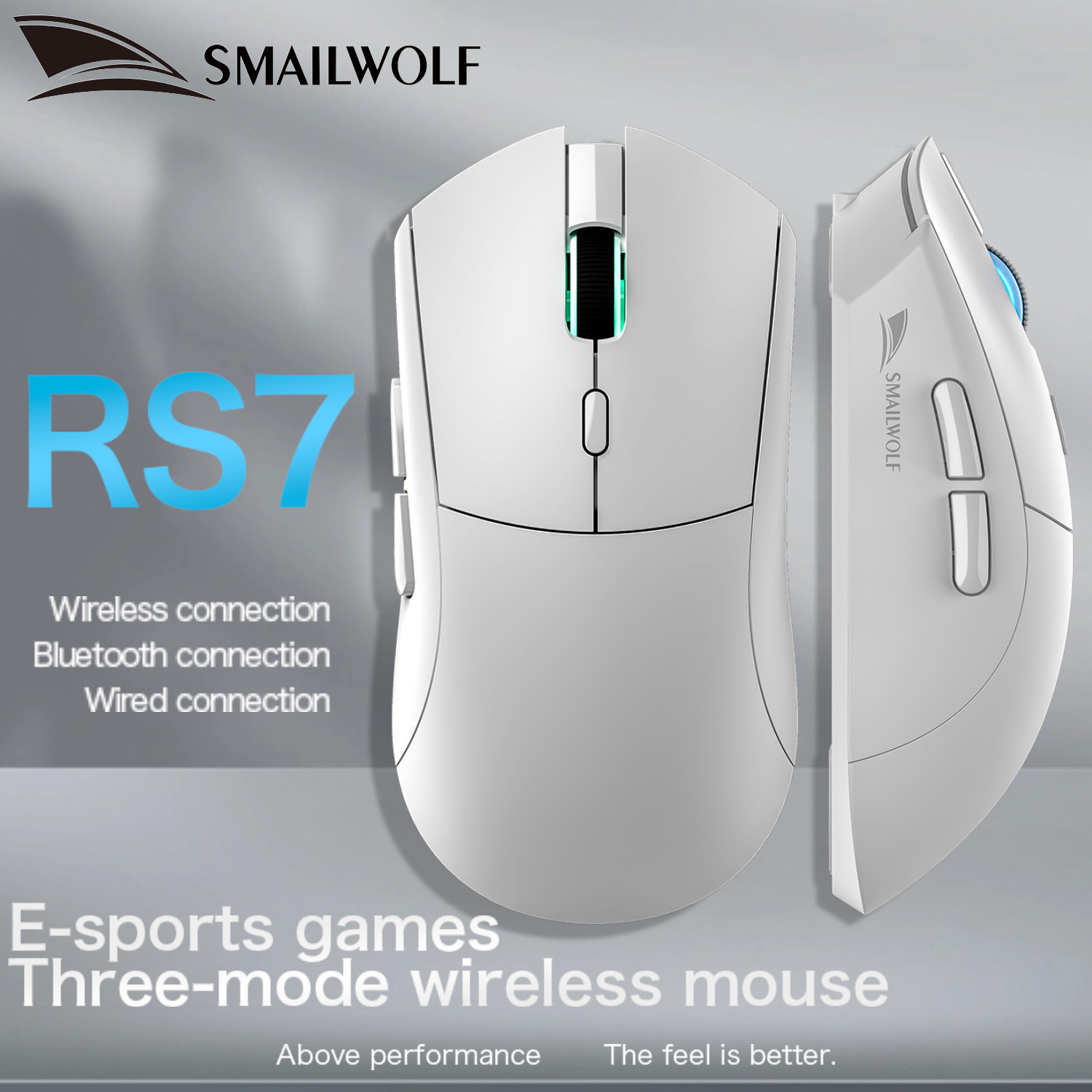 SMAILWOLF RS7 Gaming Mouse Blu - Esports Gaming Business บทวิจารณ์และราคา