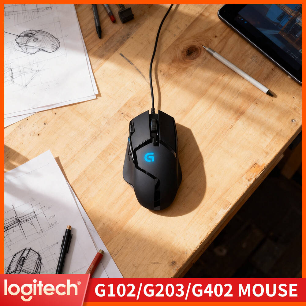 Logitech G402 Wired Gaming Mou - Esports Gaming Competition บทวิจารณ์และราคา