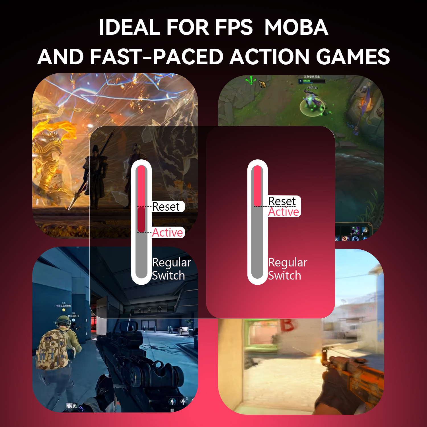 DarkBeacon Flux 87 Hall Effect - Esports Gaming Competition บทวิจารณ์และราคา