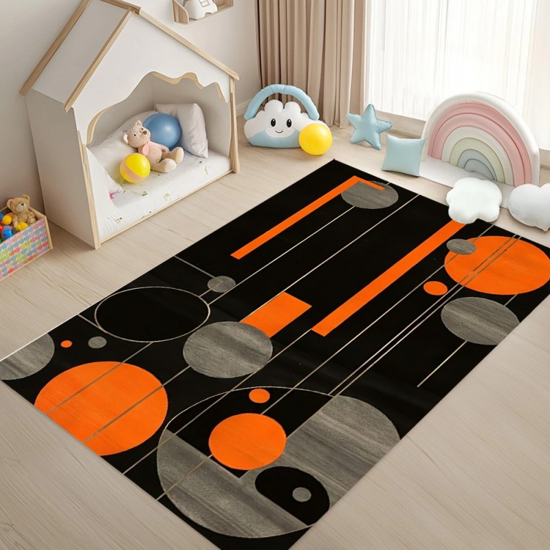 Gaming Room Black Orange Geome - Esports Gaming Hotel บทวิจารณ์และราคา
