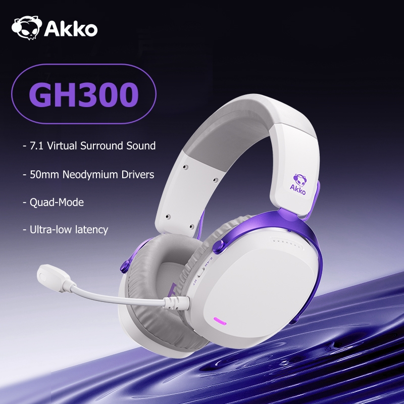 Akko GH300 Headset 7.1 Virtual - Esports Gaming Bar บทวิจารณ์และราคา
