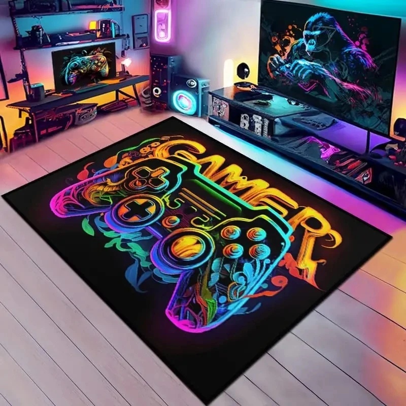 Rainbow Neon Gamepad GAMER Are - Esports Gaming Hotel บทวิจารณ์และราคา