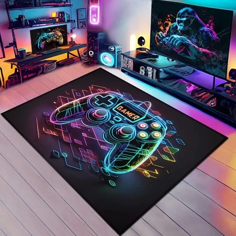 Rainbow Neon Gamepad GAMER Are - Esports Gaming Hotel บทวิจารณ์และราคา