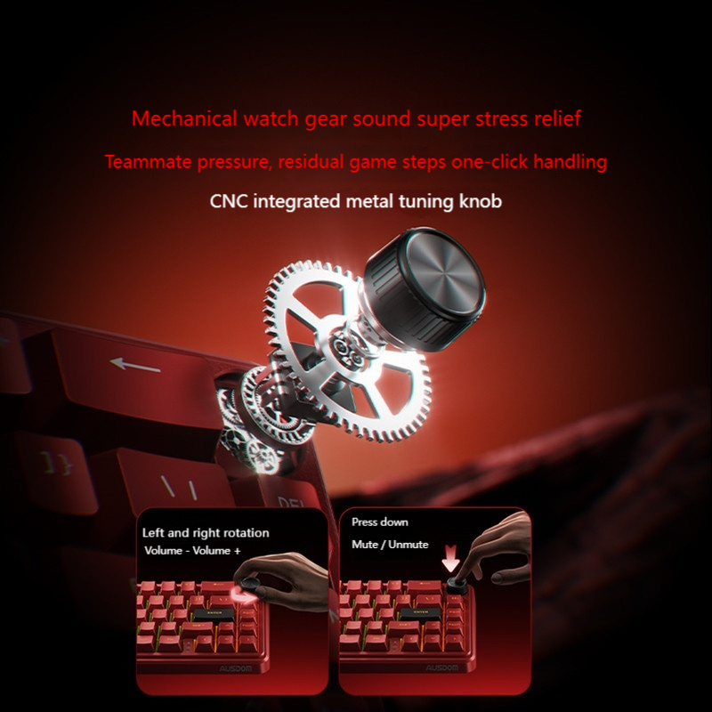 AUSDOM Zeus68 Magnetic Axis Me - Esports Gaming Competition บทวิจารณ์และราคา