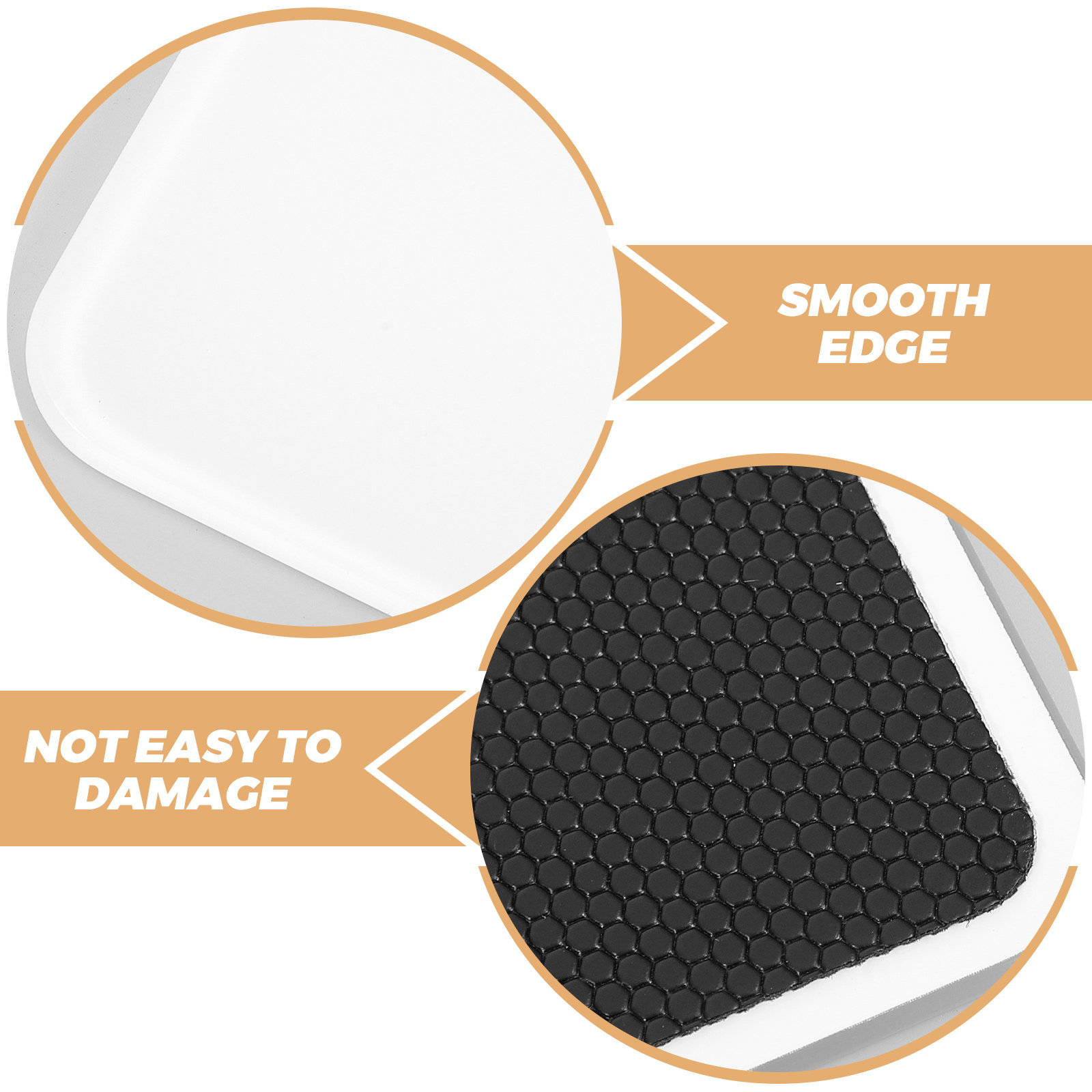 Tempered Glass Mousepad White  - Esports Gaming Competition บทวิจารณ์และราคา
