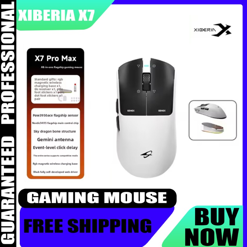 XIBERIA X7 Wireless Gaming Mou - Esports Gaming Competition บทวิจารณ์และราคา