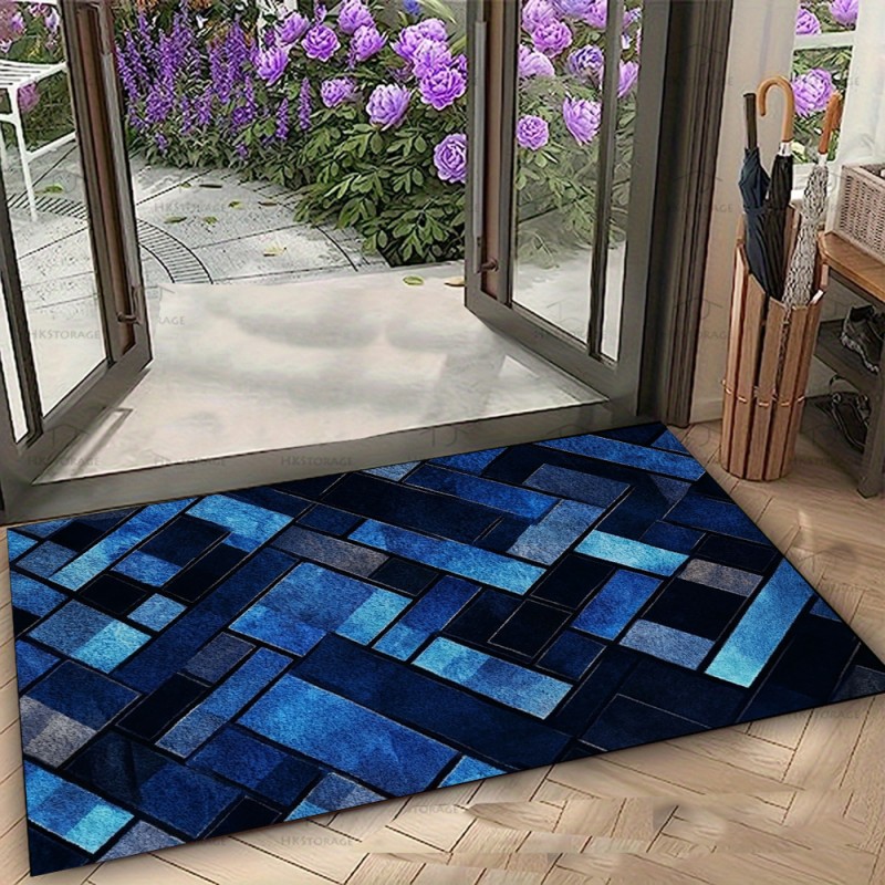 Nordic Blue Geometric Patchwor - Esports Gaming Hotel บทวิจารณ์และราคา